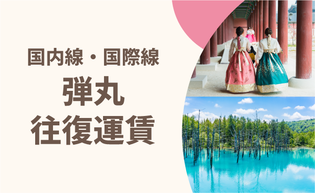 Peachの弾丸往復運賃